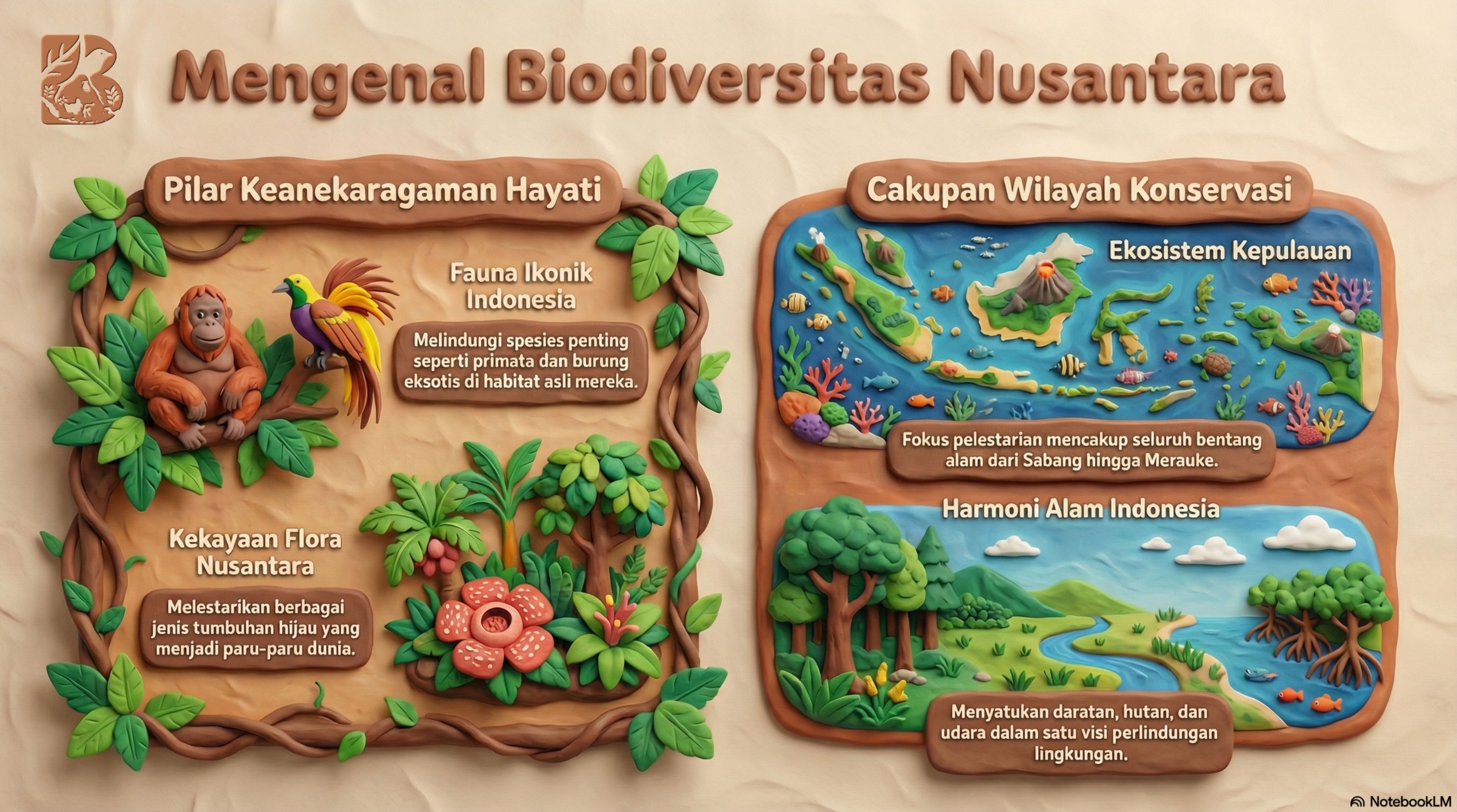 Mengenal Biodiversitas Nusantara — Pilar Keanekaragaman Hayati dan Cakupan Wilayah Konservasi